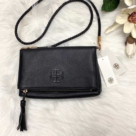 🎧🎺SOLD-TORY BURCH Taylor Fold Crossbody Bag 🎷🎧 - Picture 2 of 15